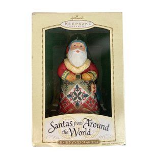 Vintage Hallmark Keepsake Ornament Santas from Around the World United USA